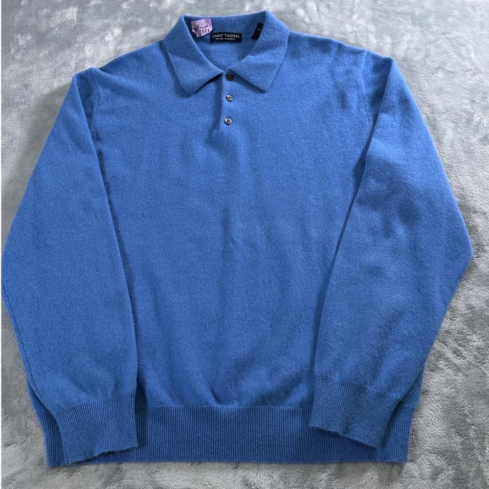 GRANT THOMAS Cashmere Men's Sweater  Old Money